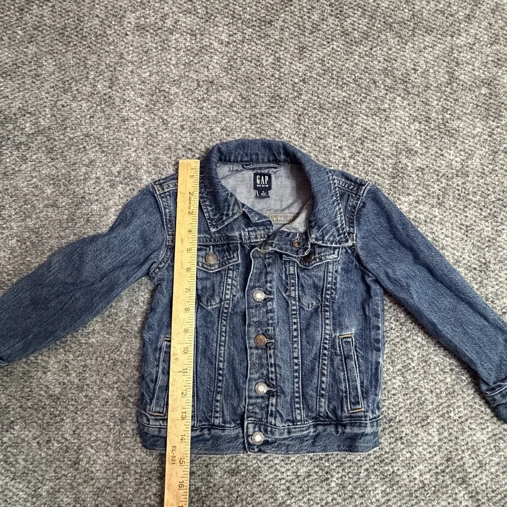 Gap Denim Unisex Toddler Classic Stretch Cotton Denim Jacket Blue Medium Wash 4T